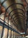 Plafond de la grande bibliothèque du Trinity College : en carène de bateau inversée