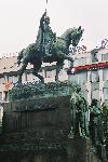 La statue de Sv. Vaclav (St. Venceslas)