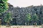 Mur en ciment coulé que n’aurait pas désavoué le facteur Cheval
