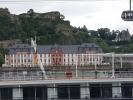 Les bateaux ne cessent de traverser Coblence et gachent les images que le photographe avait envisagées