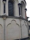 Détail d&rsquo;une tour de l&rsquo;église