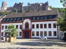 Vue du château d’Heidelberg au dessus de l’université des Sciences