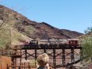 Le train des touristes qui remplace le train de transport du minerai