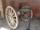 Chariot porte canon dans Fort Point